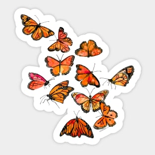 Monarch Butterflies Sticker